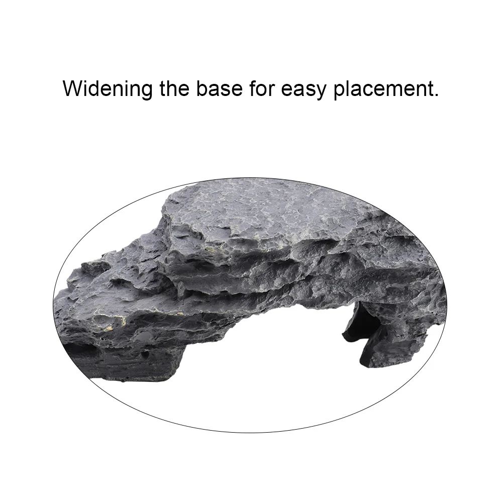 Caverna Plataforma para Répteis e Tartarugas em Resina 19,5 cm - Imagem 5