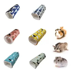 túnel de pelúcia para hamster