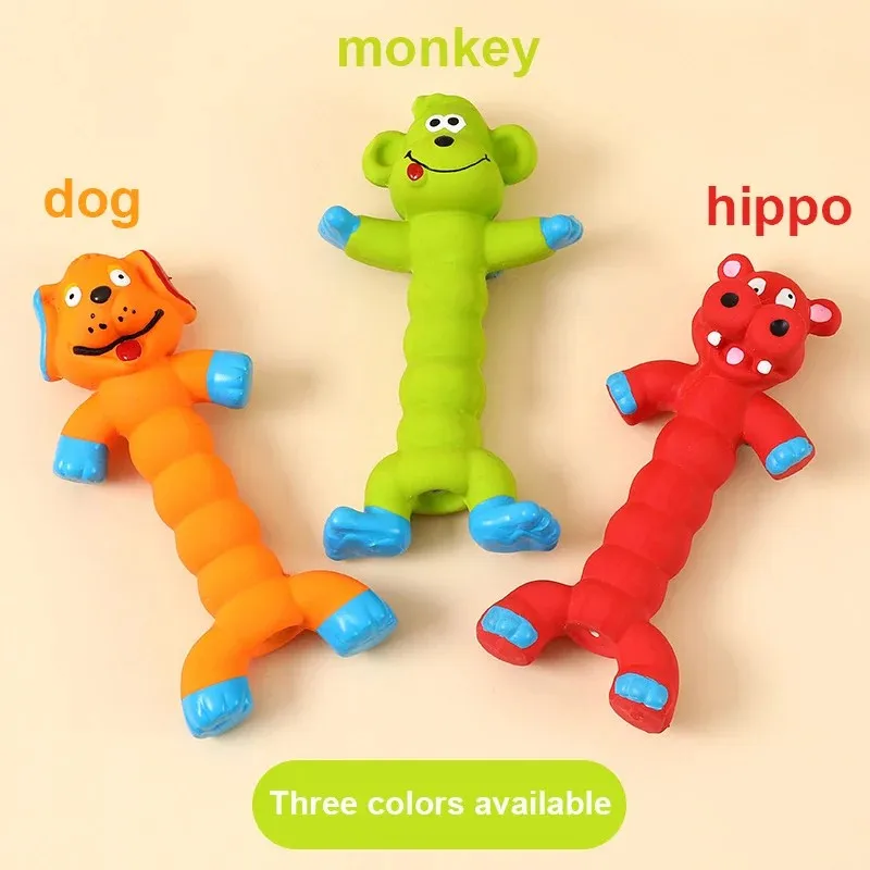 Brinquedo para Cães Borracha com Som para Pequenos e Médios - Imagem 3