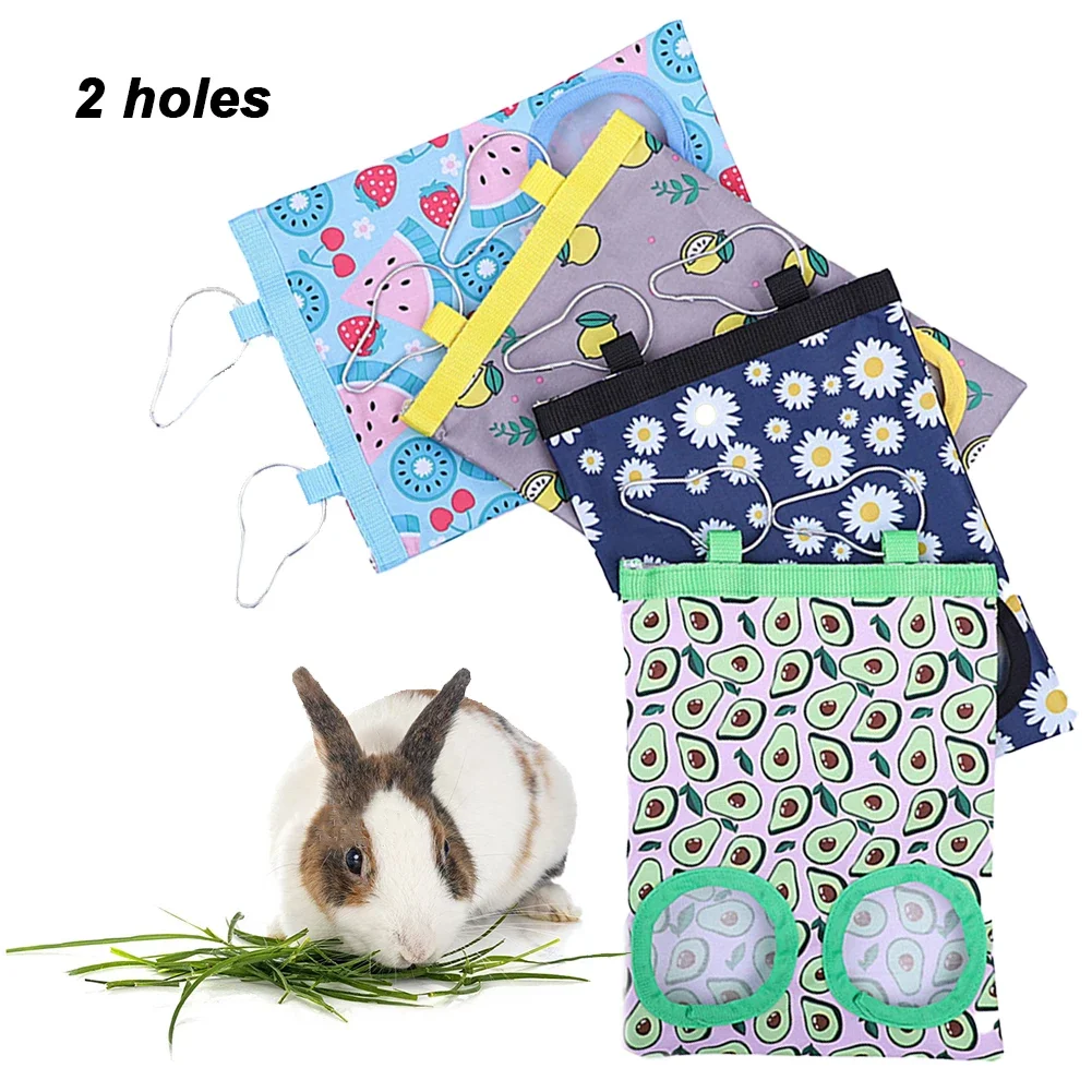Saco de Feno para Coelhos e Hamsters 19x24cm com Fivela para Gaiola - Imagem 5