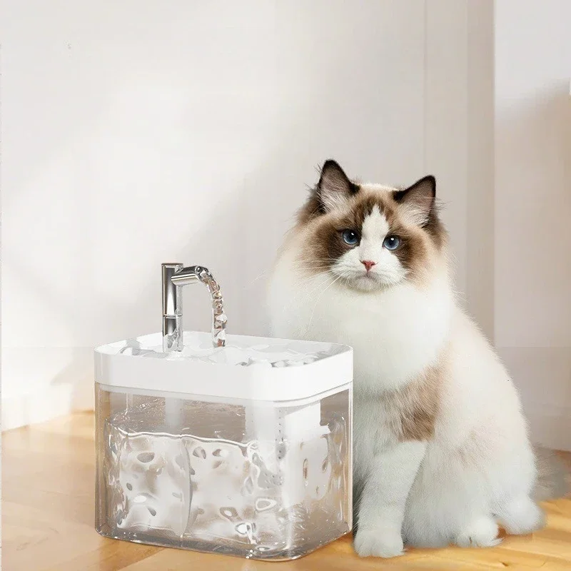 Fonte de Água para Gatos 1,5 L USB com Filtro e Recirculação - Imagem 5