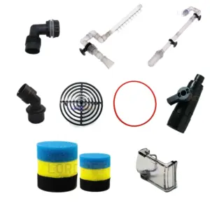 suporte de tubo para filtro de aquário