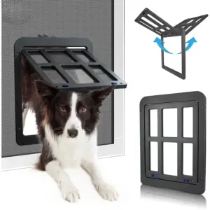 porta para cães e gatos para tela de correr