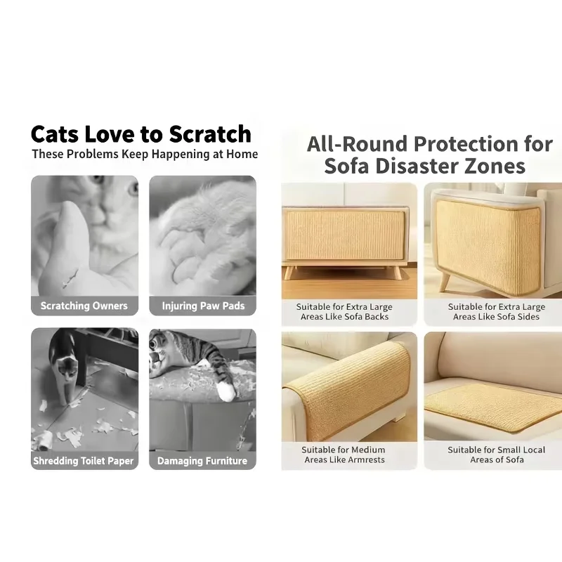 Arranhador de Sisal para Gatos com Bola Suspensa - Imagem 2