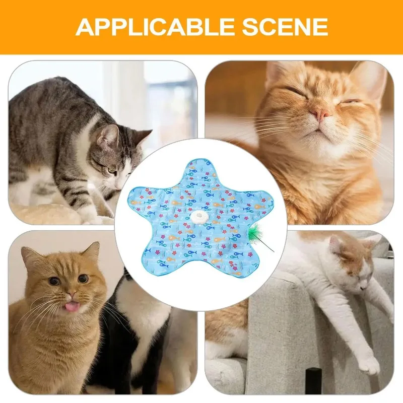 Brinquedo Inteligente para Gatos com Sensor Térmico e Pena Ativada - Image 6