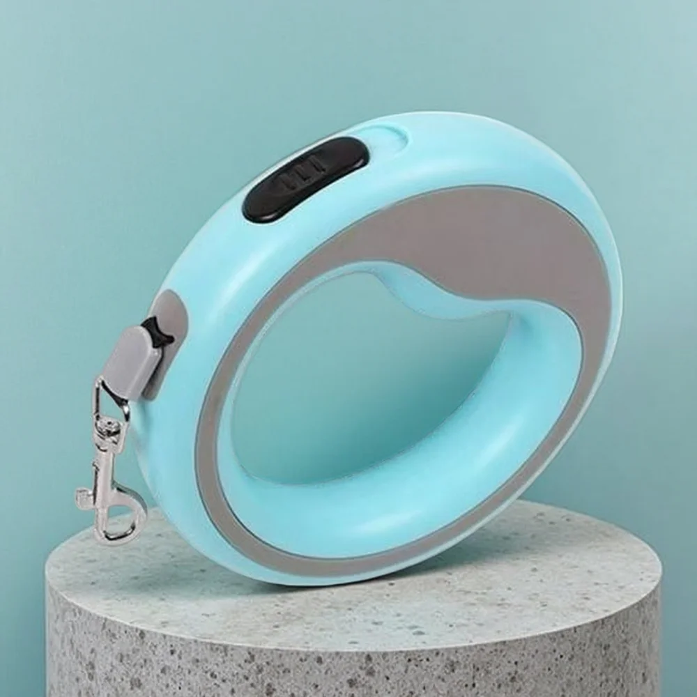 Coleira Retrátil para Cães com Alça em Loop e Design Antienrolamento - Imagem 3