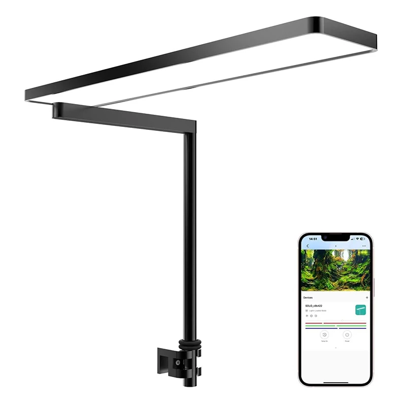 luminária led para aquário plantado
