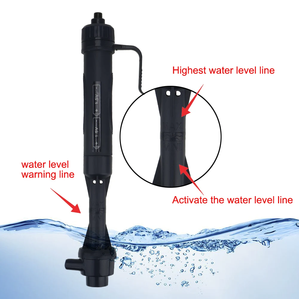 Bomba Elétrica para Aquário com Sifão de 520 L/h para Limpeza - Image 3