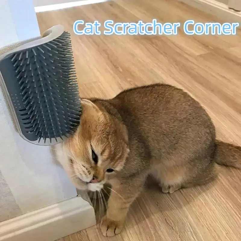 Massageador e Escova para Gatos de Plástico PP com Fixação em Mesa - Imagem 6