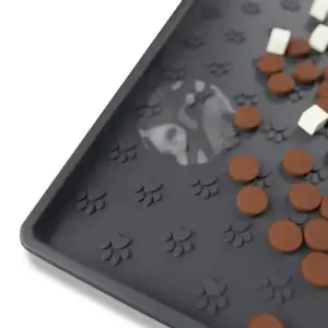 tapete de alimentação de silicone para cães e gatos