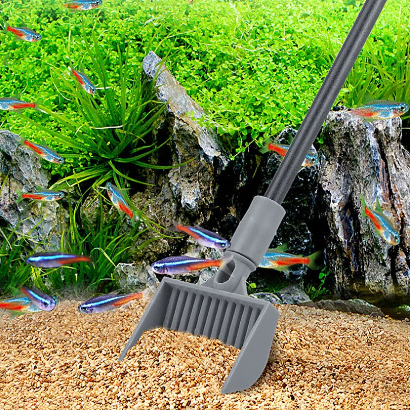 Kit Limpeza Aquário 5 em 1 com Raspador, Rede e Esponja - Imagem 6