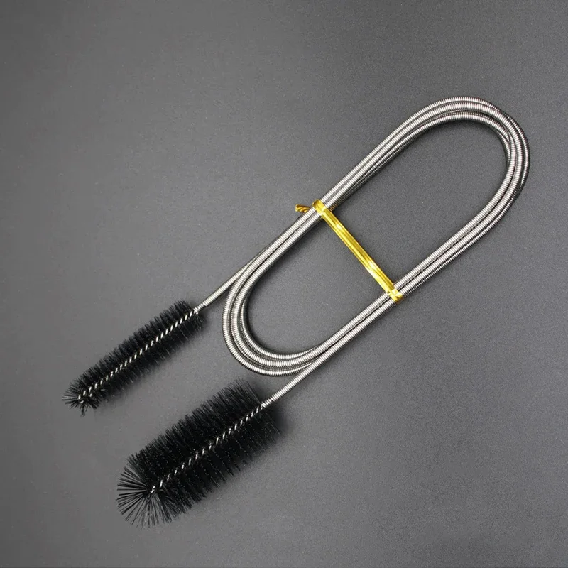 Escova de Limpeza para Aquário de Aço Inoxidável com Cabeça Dupla - Imagem 6