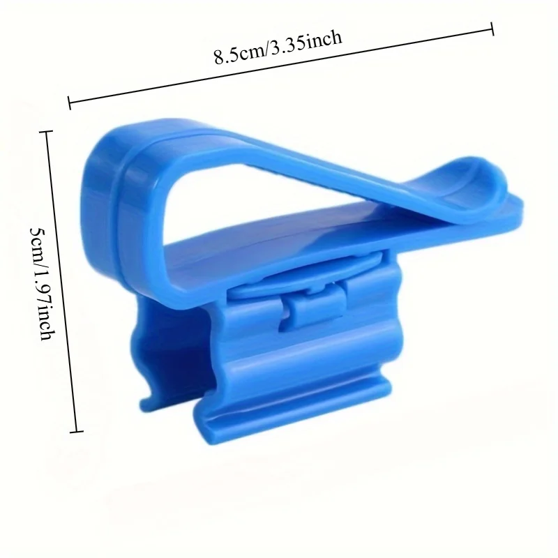 Suporte de Mangueira para Aquário ABS Azul 2 Peças: Fixa Filtro - Imagem 4