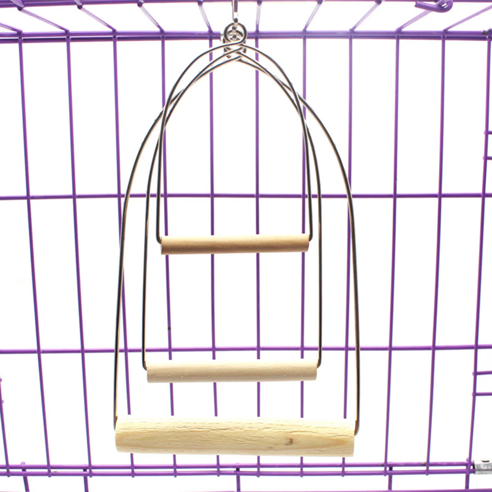 Balanço para Pássaros com Suporte de Aço Inoxidável para Gaiola - Imagem 6