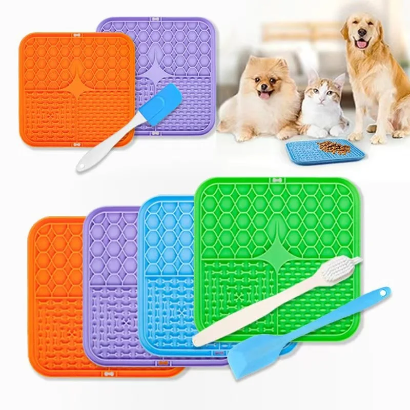 Tapete de Silicone para Lamber para Cães com Ventosa - Imagem 3