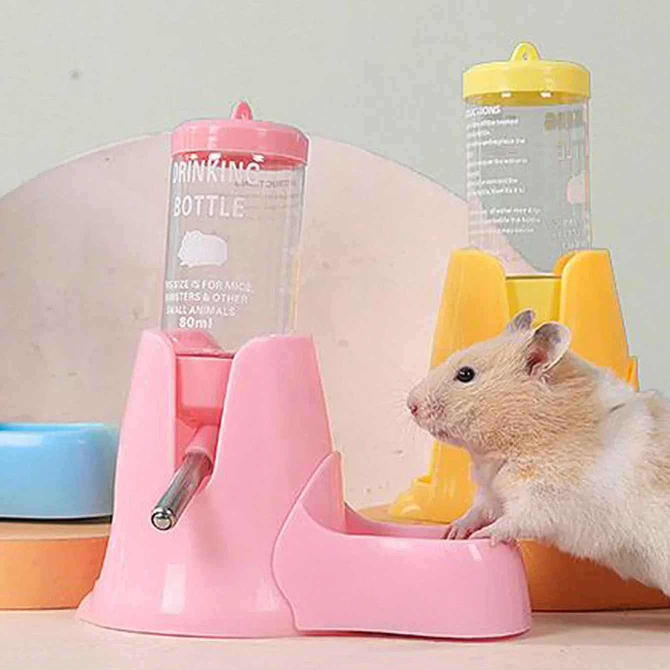 base comedouro 3 em 1 para hamster