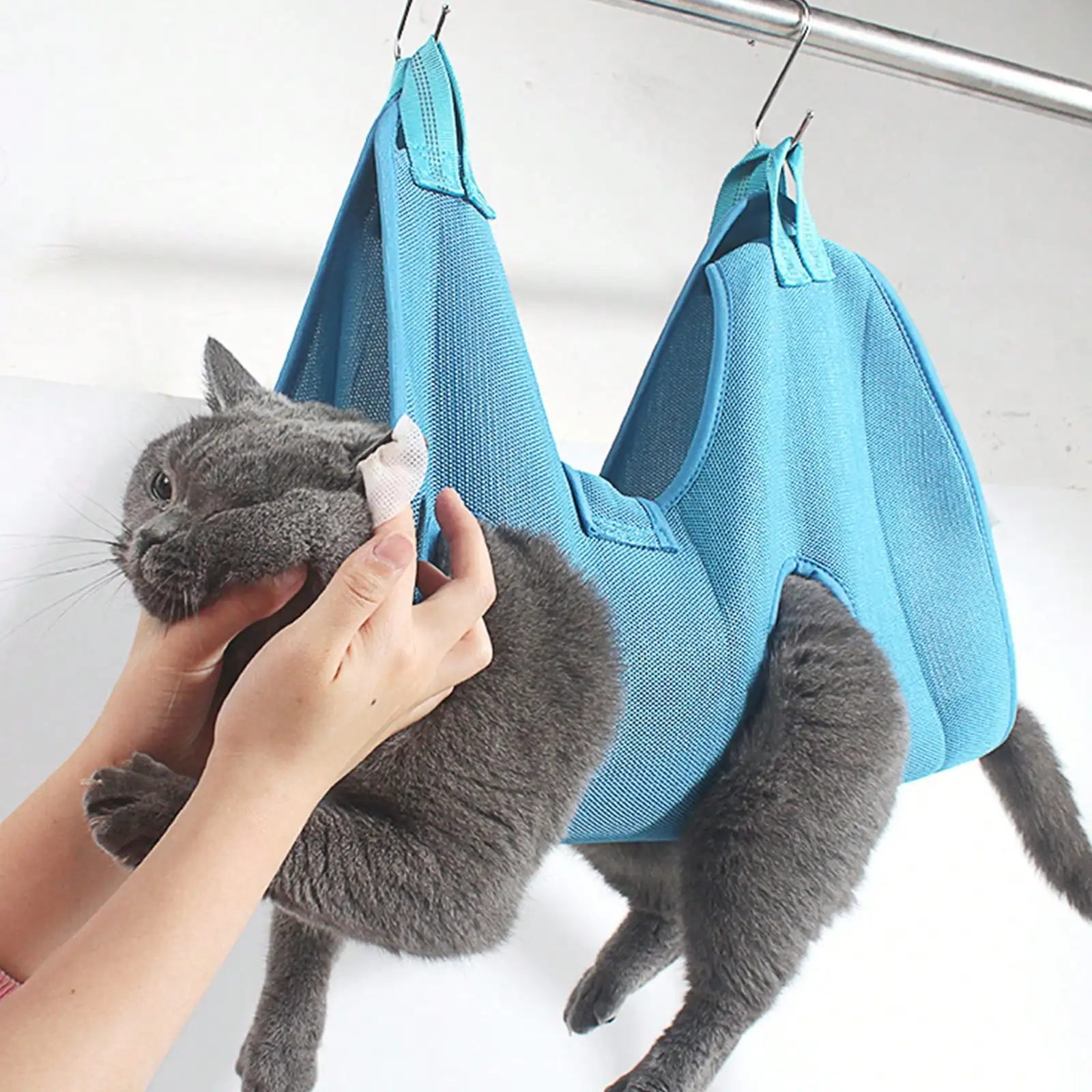 saco de contenção para banho de gato