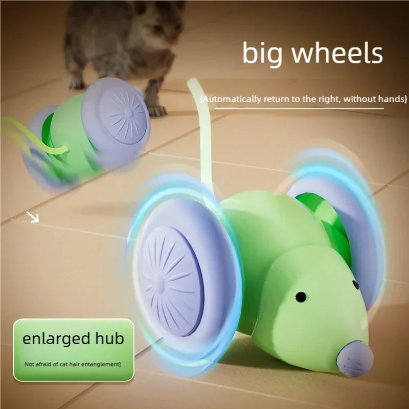 Brinquedo Elétrico para Gatos com Evitação de Obstáculos Recarregável - Imagem 4
