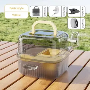 gaiola de viagem portátil para hamster