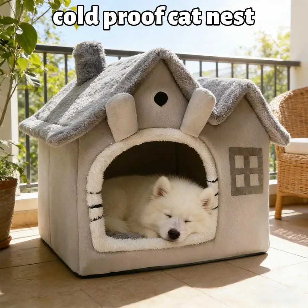 cama dobrável para gatos e cães pequenos