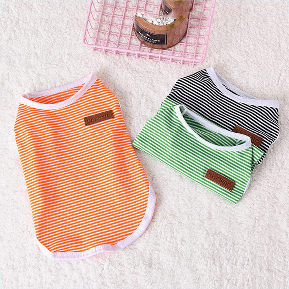 Colete Camisa Clássica para Gatos com Listras - Imagem 3