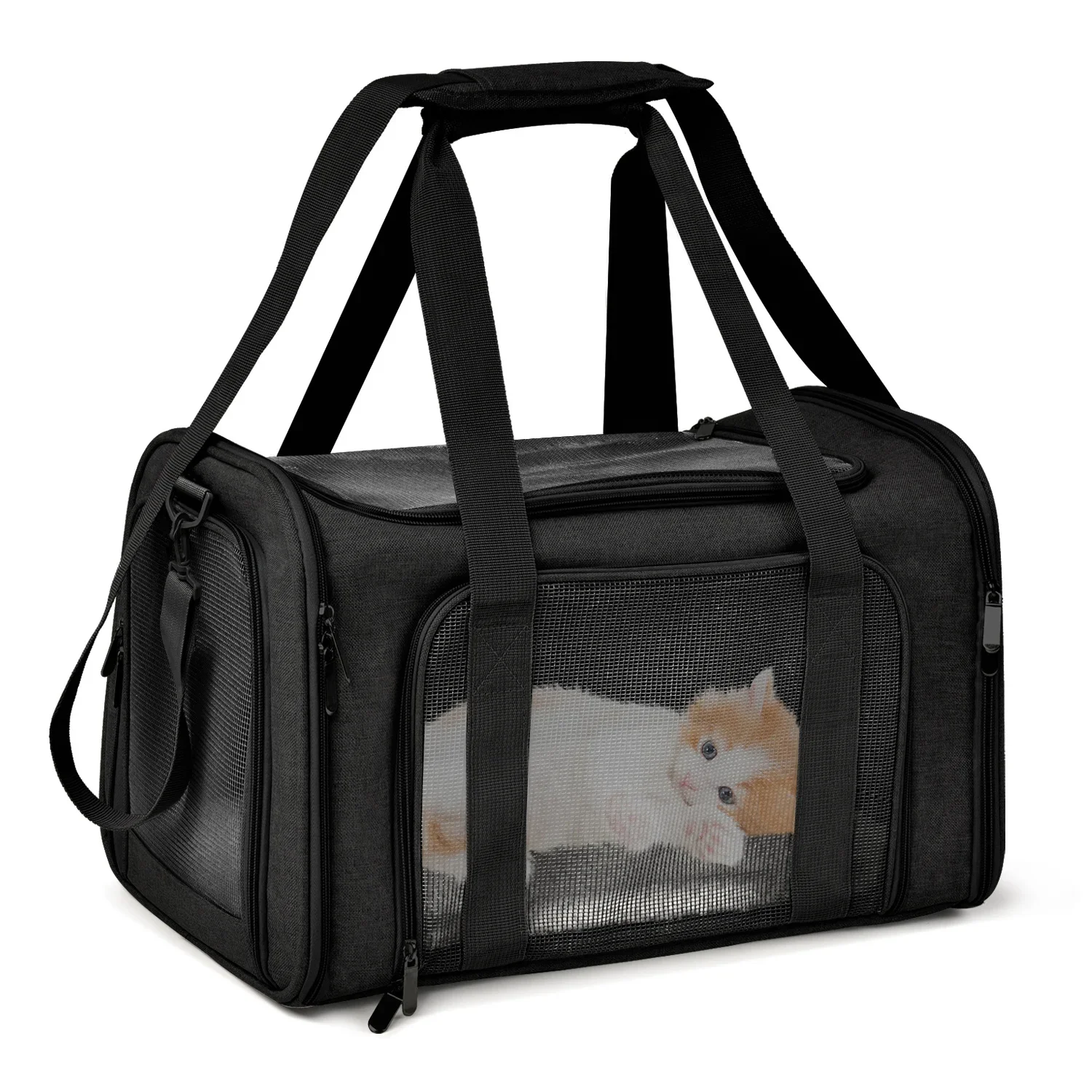 Bolsa Transporte Dobrável para Gatos e Cães Pequenos de até 6,8 kg - Imagem 2