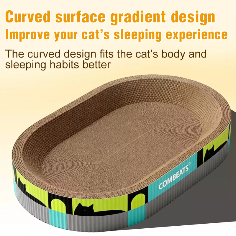 Arranhador Ondulado para Gato Multifuncional para Proteger Móveis - Imagem 3