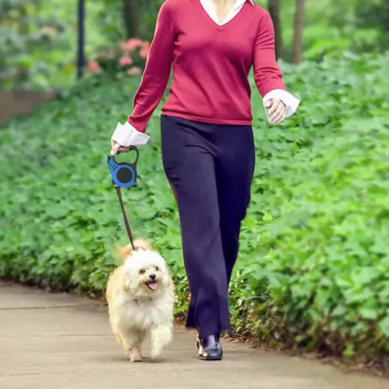 Coleira Retrátil para Cães Pequenos e Gatos 3M Nylon Durável - Imagem 5
