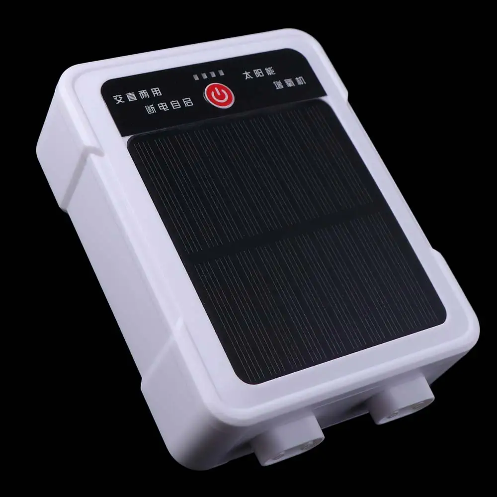 Bomba de Oxigênio Solar para Aquários Recarregável USB e à Prova d'Água - Image 4