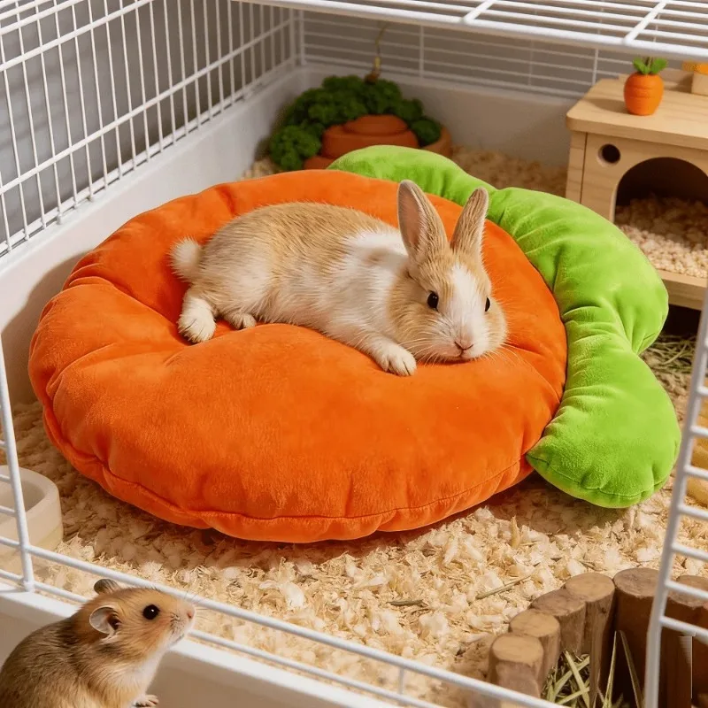 cama toca cenoura para roedores
