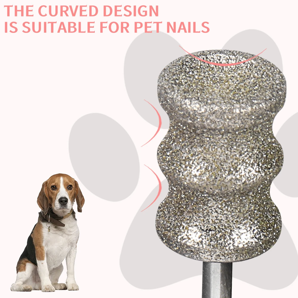 Cabeça de Moagem para Moedor de Unhas de Cães 13x36mm de Diamante - Imagem 4