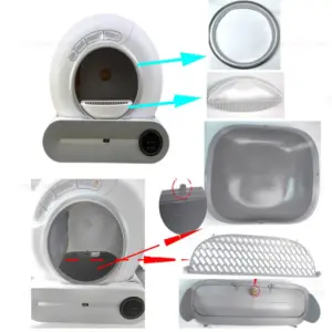 acessórios para caixa de areia automática gatos