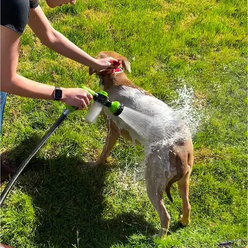 Pistola de Banho para Pets com Mangueira e Bico Ajustável 3 Modos - Imagem 3