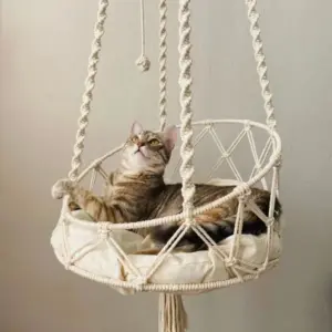 rede para gatos de algodão
