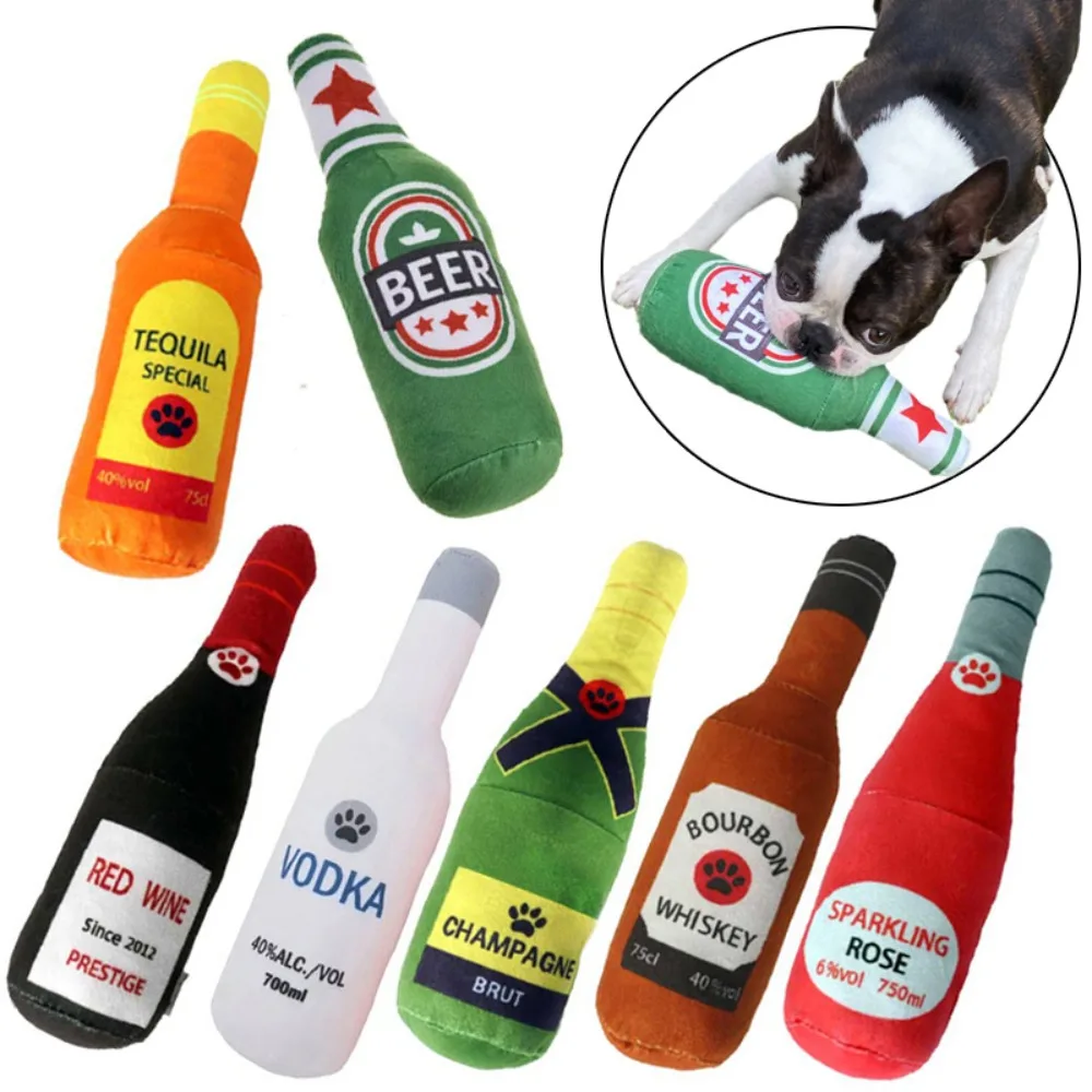 Brinquedo de Pelúcia para Cães com Apito Interno Resistente à Mordida - Imagem 2