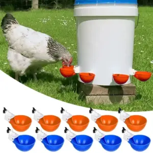 bebedouro automático para aves de plástico