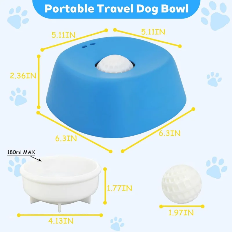 Tigela Antiasfixia para Cães Antiderrapante com Alimentação Lenta - Imagem 6