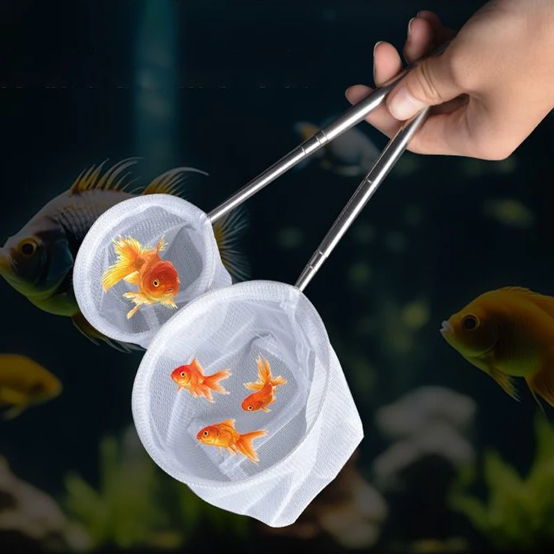 Rede de Pesca para Aquário de Aço Inoxidável para Peixes Ornamentais - Image 2