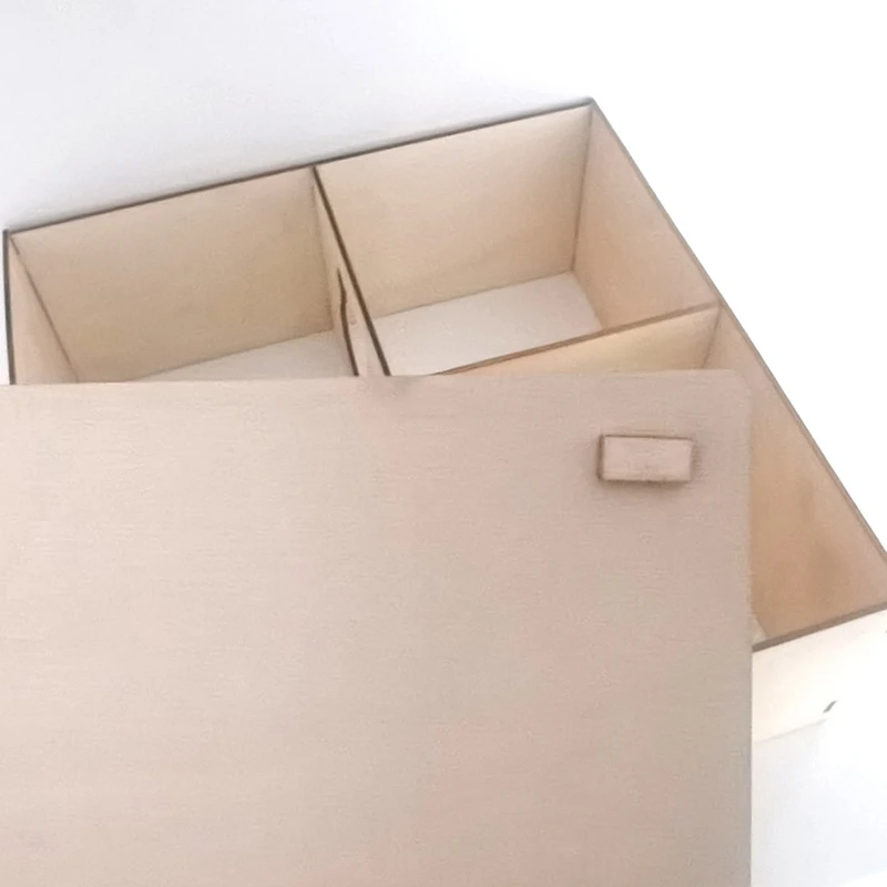 Toca de Madeira para Hamster e Roedores com Telhado Removível 24x24x9,5 cm - Imagem 2