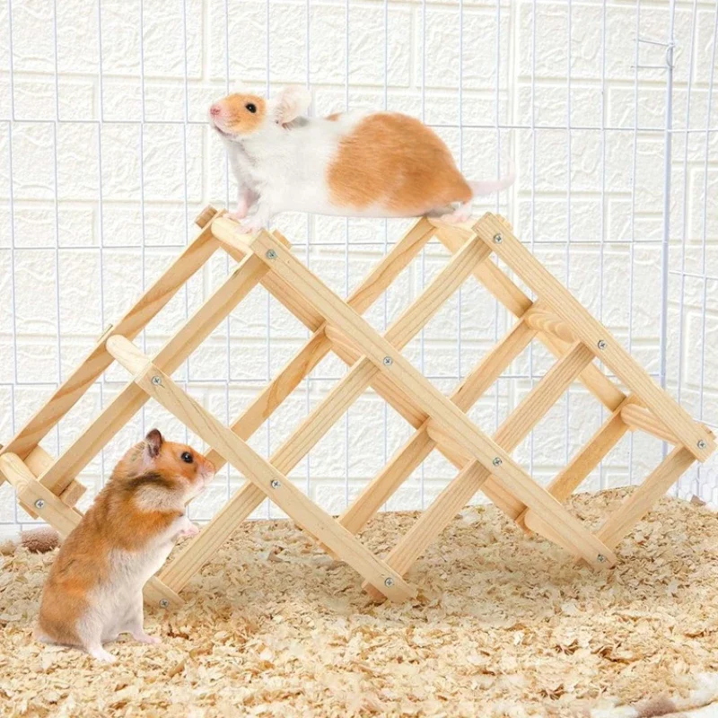 Escada de Madeira para Hamster em Gaiola para Roer - Imagem 3