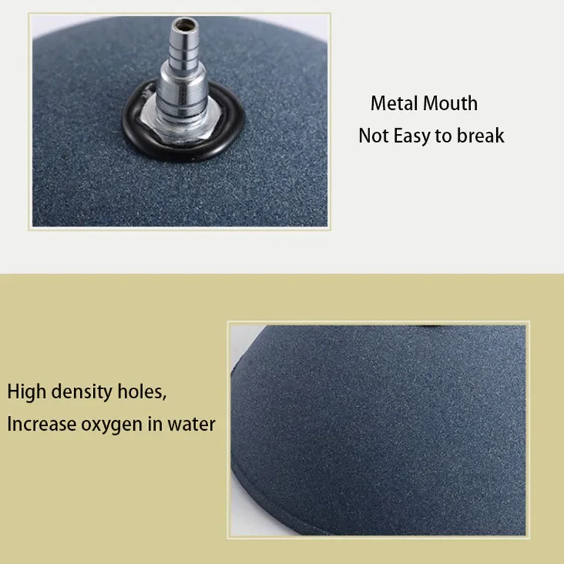 Pedra de Ar para Aquário 60mm e 80mm Sinterizada com Difusão de Gás - Imagem 5