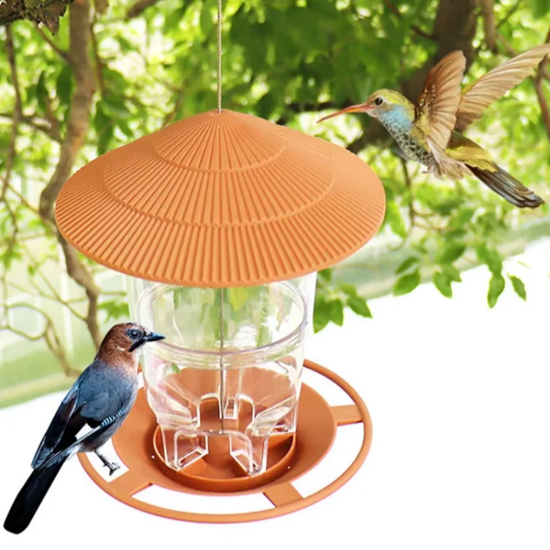 Alimentador de Pássaros Tipo Gazebo com Corda para Pendurar - Imagem 6
