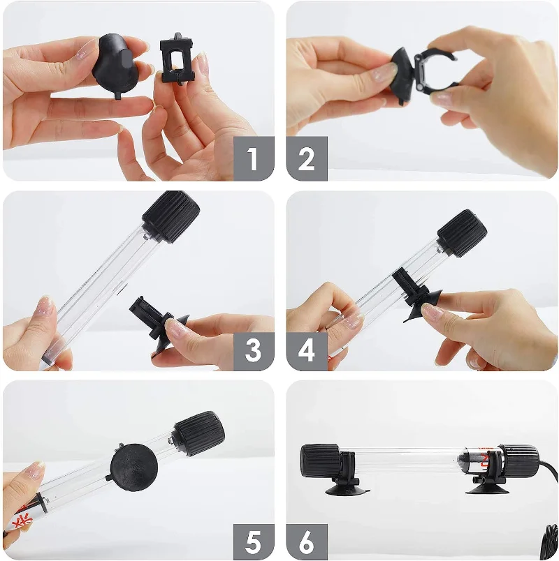 Lâmpada UV para Aquário com Temporizador 11W para Limpeza da Água - Imagem 5