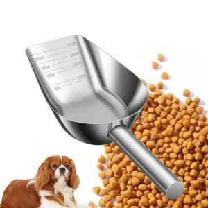 colher medidora de ração para cães e gatos