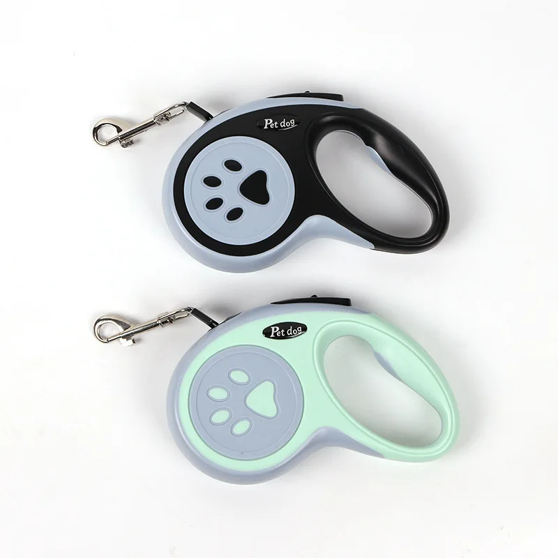 Trela Retrátil para Cães e Gatos de Nylon 3m/5m para Passeio - Imagem 5