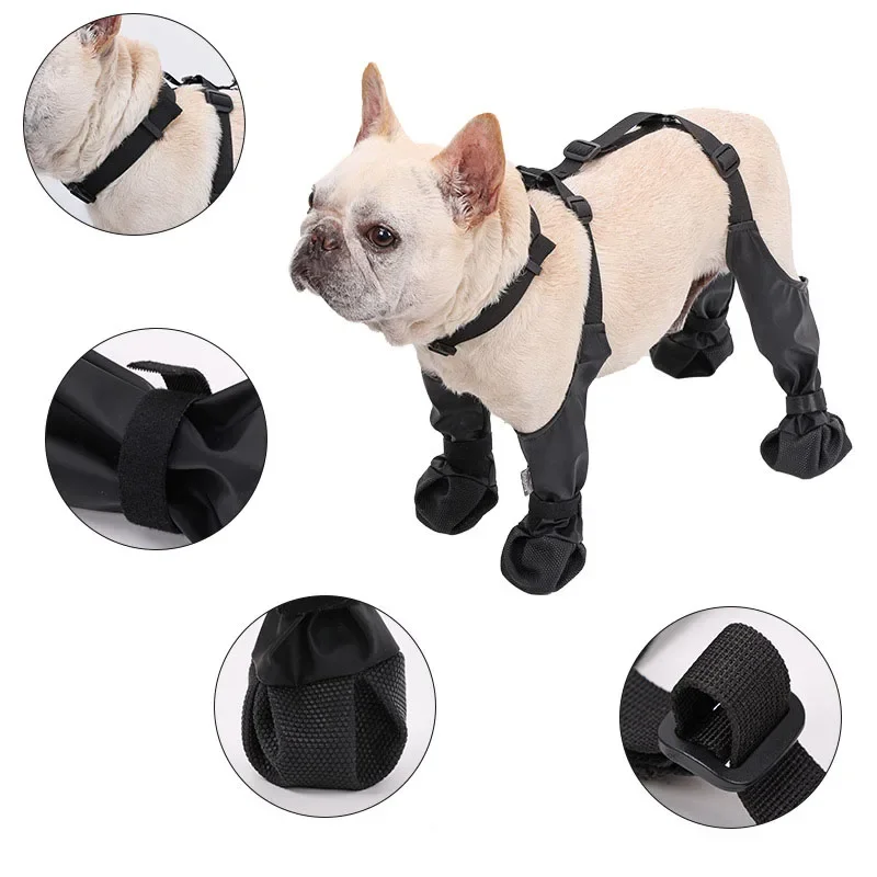 Botas Antiderrapantes para Cães Protetor de Patas para Animais de Estimação - Imagem 3