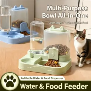 dispensador de água e ração para pets