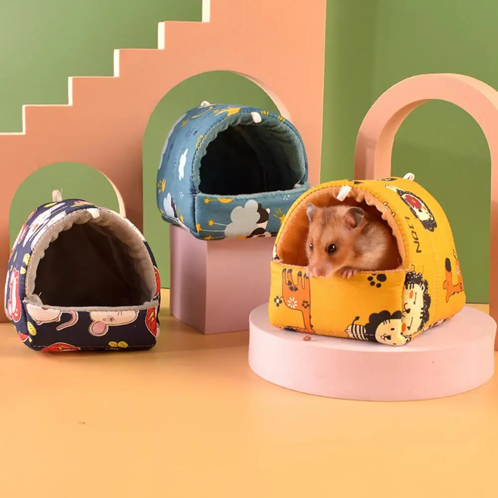 Ninho de Algodão para Hamster e Roedores com Design Lavável - Imagem 4
