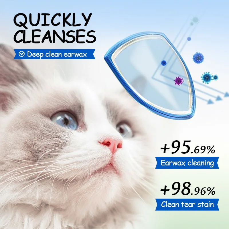 Lenços Umedecidos para Limpeza de Ouvidos de Cães e Gatos 100 Lenços - Imagem 2