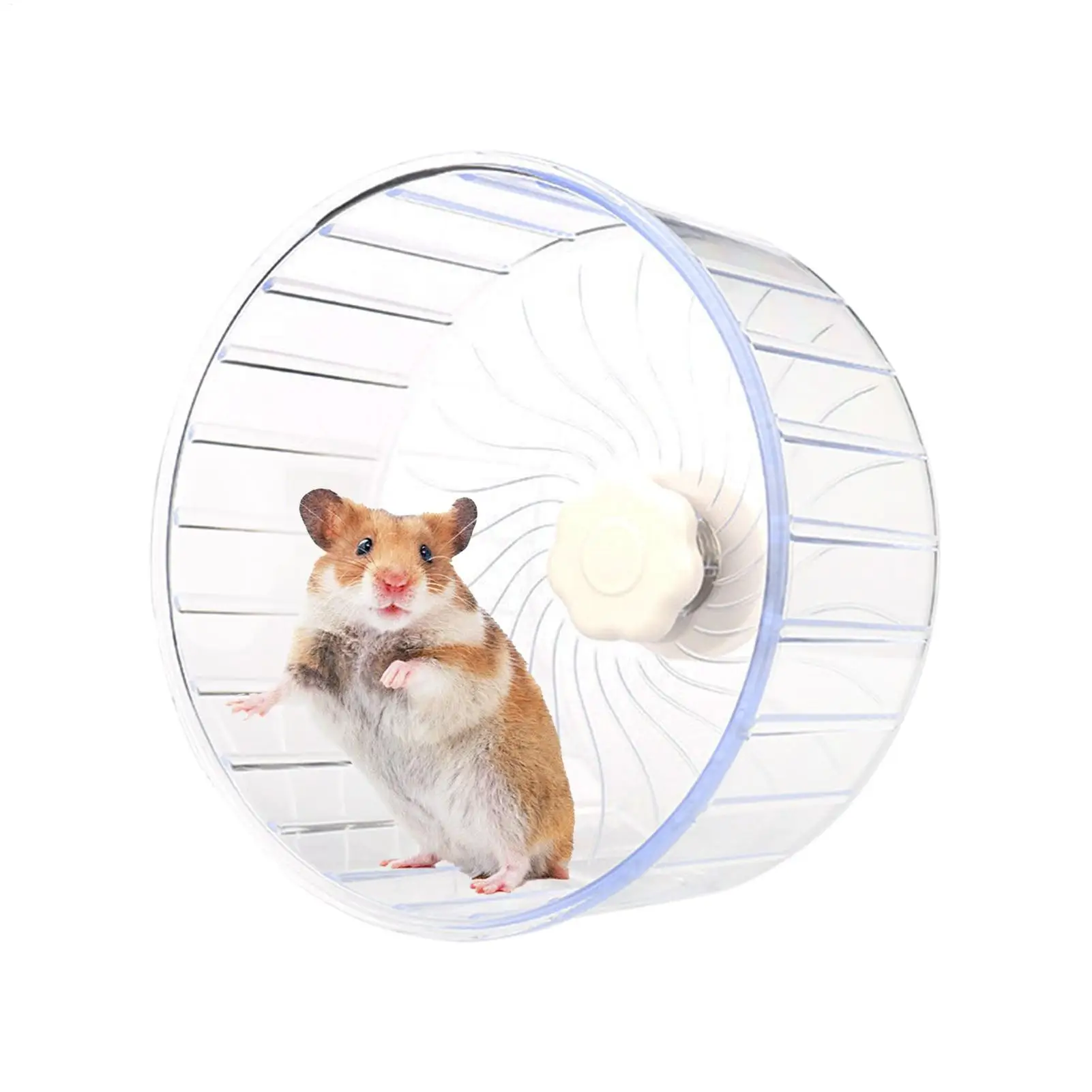 Roda Silenciosa para Hamster com Rolamento Duplo e Instalação Rápida - Imagem 2